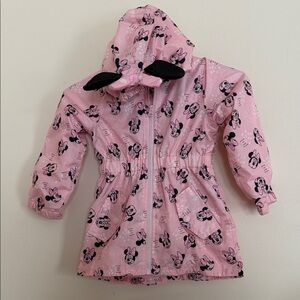 Pink Kids Jacket with Character Print